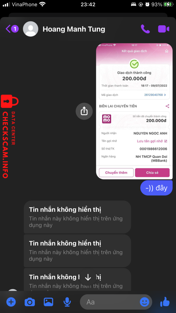 Tệp bằng chứng