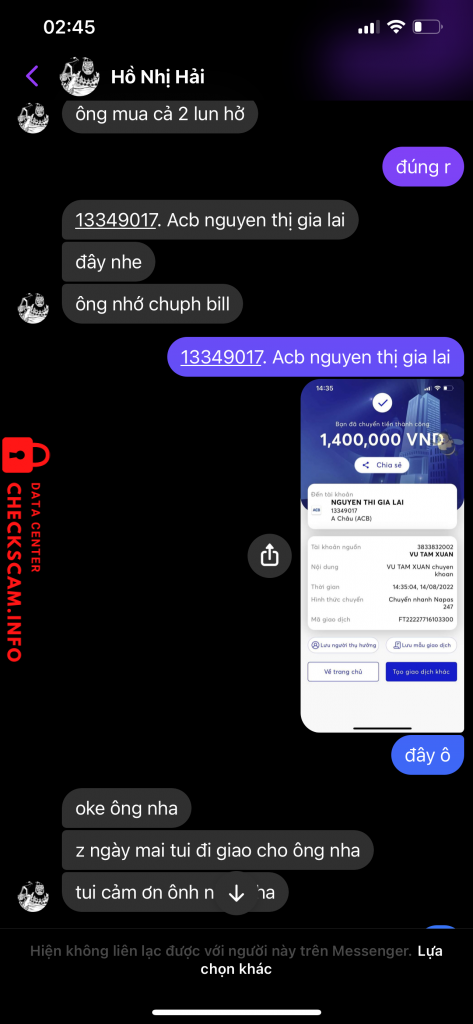 Tệp bằng chứng