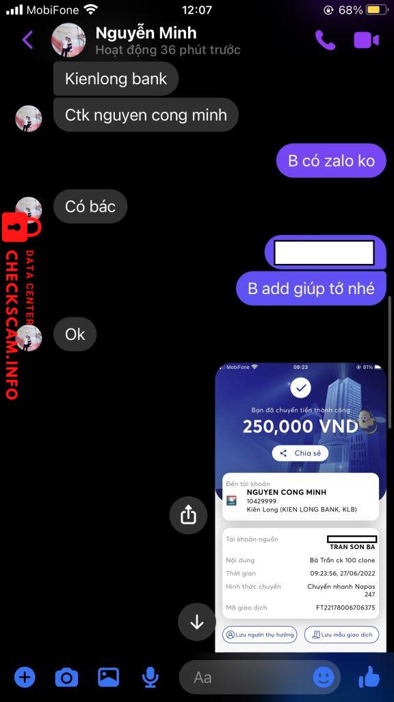 Fichier de preuve